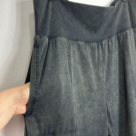 Bagatelle Collection Nylon High Rise Jogger Pants In Graphite Size XL - Picture 4 of 12